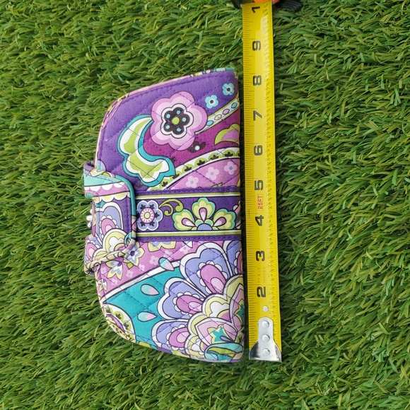 Vera Bradley Wallet Heather Kiss N Snap Large Credit Card Clutch - Picture 9 of 10